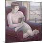 Girl Reading in Armchair-Ruth Addinall-Mounted Giclee Print