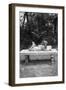 Girl Reading on Bench-Philip Gendreau-Framed Photographic Print