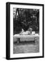 Girl Reading on Bench-Philip Gendreau-Framed Photographic Print