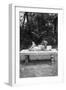 Girl Reading on Bench-Philip Gendreau-Framed Photographic Print