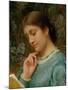 Girl Reading (Possibly Kate Dickens)-Charles Edward Perugini-Mounted Giclee Print