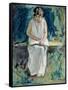 Girl Reading-Henri Lebasque-Framed Stretched Canvas