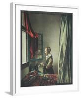 Girl Reaing a Letter-Johannes Vermeer-Framed Collectable Print