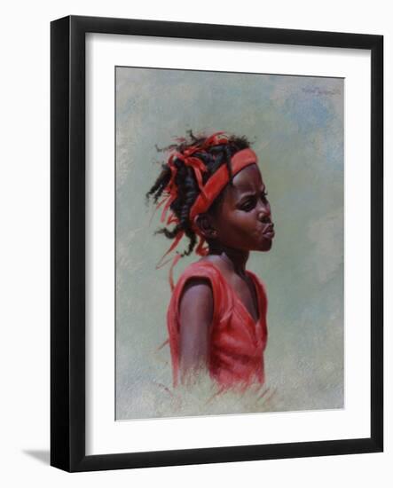 Girl Red-Michael Jackson-Framed Giclee Print