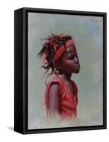Girl Red-Michael Jackson-Framed Stretched Canvas