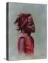 Girl Red-Michael Jackson-Stretched Canvas