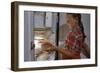 Girl Removing Raspberries from Freezer-William P. Gottlieb-Framed Photographic Print