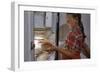 Girl Removing Raspberries from Freezer-William P. Gottlieb-Framed Photographic Print