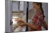 Girl Removing Raspberries from Freezer-William P. Gottlieb-Mounted Photographic Print