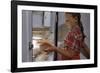 Girl Removing Raspberries from Freezer-William P. Gottlieb-Framed Photographic Print