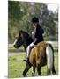 Girl Riding on a Pony-null-Mounted Photographic Print
