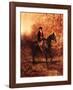 Girl Riding Side-Saddle-Heywood Hardy-Framed Art Print