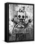 Girl Robot-Roseanne Jones-Framed Stretched Canvas