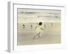 Girl Running on Beach-Nora Hernandez-Framed Giclee Print