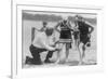 Girl's Bathing Suit Is Too Short for the Police Photograph - Washington, DC-Lantern Press-Framed Premium Giclee Print