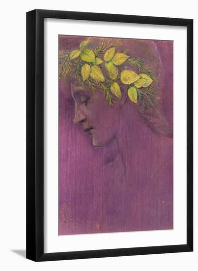 Girl's Head: a Fantasy, 1897-Edward Burne-Jones-Framed Giclee Print