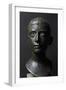 Girl's Head in Bronze-null-Framed Giclee Print