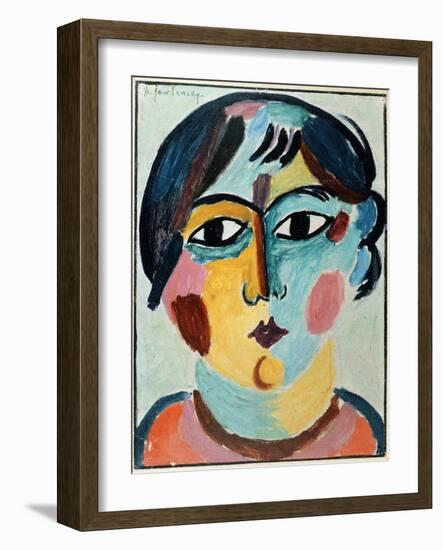 Girl's Head; Madchen Kopf-Alexej Von Jawlensky-Framed Giclee Print