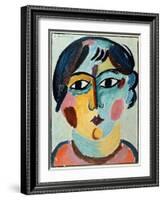 Girl's Head; Madchen Kopf-Alexej Von Jawlensky-Framed Giclee Print