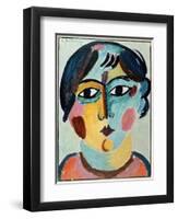 Girl's Head; Madchen Kopf-Alexej Von Jawlensky-Framed Giclee Print