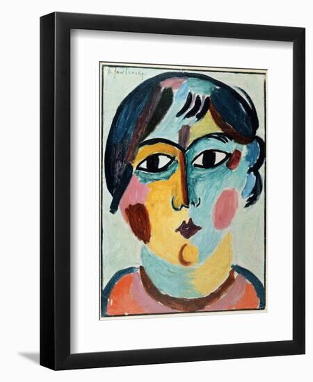 Girl's Head; Madchen Kopf-Alexej Von Jawlensky-Framed Giclee Print