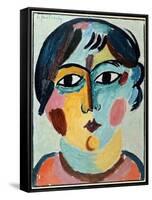 Girl's Head; Madchen Kopf-Alexej Von Jawlensky-Framed Stretched Canvas