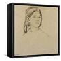 Girl's Head-Gwen John-Framed Stretched Canvas
