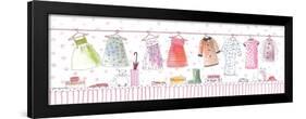 Girl's Wardrobe-Effie Zafiropoulou-Framed Giclee Print