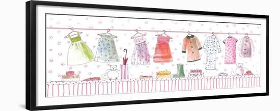 Girl's Wardrobe-Effie Zafiropoulou-Framed Premium Giclee Print