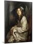 Girl Seated in a Chair-Sir James Jebusa Shannon-Mounted Premium Giclee Print