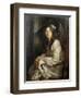 Girl Seated in a Chair-Sir James Jebusa Shannon-Framed Giclee Print