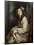 Girl Seated in a Chair-James Jebusa Shannon-Mounted Giclee Print