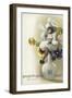 Girl Seated on a Vase Smoking and Playing the Cymbals-null-Framed Giclee Print