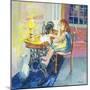 Girl Sewing, 2000-Joan Thewsey-Mounted Giclee Print