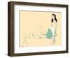 Girl Sitting-Francesco Gulina-Framed Photographic Print