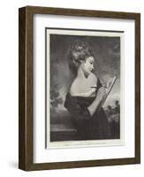 Girl Sketching-Sir Joshua Reynolds-Framed Giclee Print