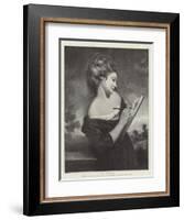 Girl Sketching-Sir Joshua Reynolds-Framed Giclee Print