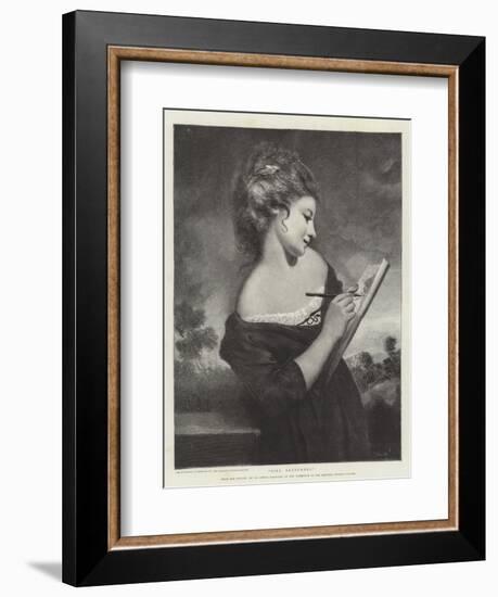 Girl Sketching-Sir Joshua Reynolds-Framed Giclee Print