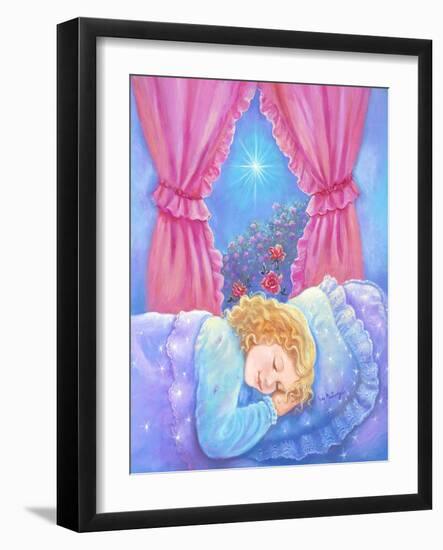 Girl Sleeping-Judy Mastrangelo-Framed Giclee Print