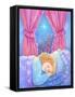 Girl Sleeping-Judy Mastrangelo-Framed Stretched Canvas