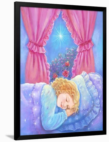Girl Sleeping-Judy Mastrangelo-Framed Premium Giclee Print