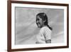 Girl Smiling-Ansel Adams-Framed Premium Giclee Print