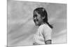 Girl Smiling-Ansel Adams-Mounted Premium Giclee Print