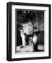 Girl Smoking a Cigarette-Angelo Cozzi-Framed Premium Giclee Print