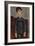 Girl Standing in a Black Pinafore, 1918-Amedeo Modigliani-Framed Giclee Print