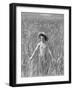 Girl Standing in Wheat Field-Philip Gendreau-Framed Photographic Print