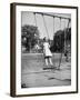 Girl Standing on Swing-Philip Gendreau-Framed Photographic Print