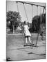 Girl Standing on Swing-Philip Gendreau-Mounted Photographic Print