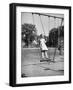 Girl Standing on Swing-Philip Gendreau-Framed Photographic Print