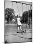 Girl Standing on Swing-Philip Gendreau-Mounted Photographic Print